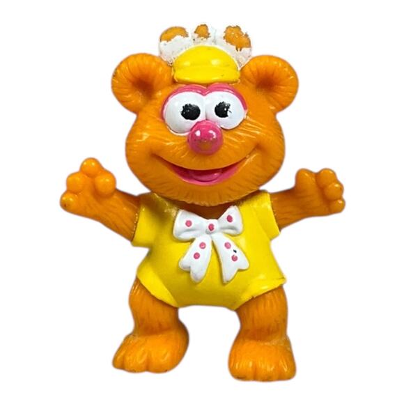 Vintage Baby Muppets Figurines Set Baby Gonzo, Super Grover, Baby Fozzie 80 90s - Picture 7 of 10